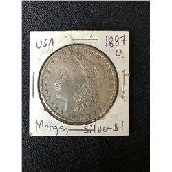 1887 U.S.A MORGAN SILVER DOLLAR (MINTED NEW ORLEANS)