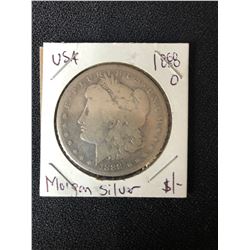 1888 U.S.A MORGAN SILVER DOLLAR (MINTED NEW ORLEANS)