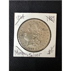 1889 U.S.A MORGAN SILVER DOLLAR