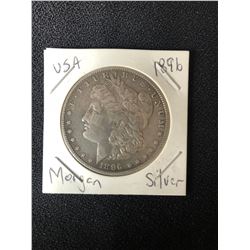 1896 U.S.A MORGAN SILVER