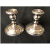Image 1 : GORMAN  STERLING SILVER   .925  5 INCH CANDLE STICKS