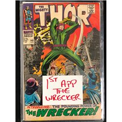 The Mighty Thor #148 NM- 1st Wrecker APP Jack Kirby Art
