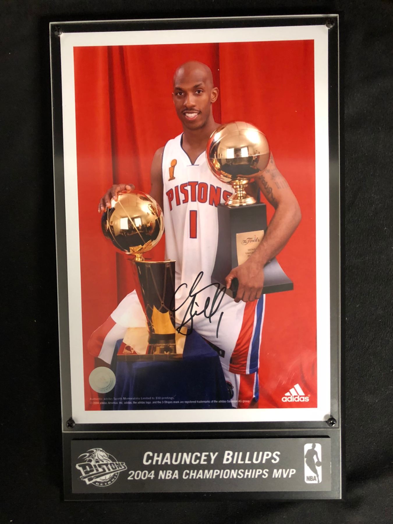 chauncey billups autograph