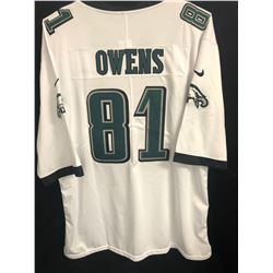 TERRELL OWENS SIGNED EAGLES FOOTBALL JERSEY