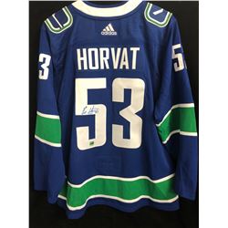 BO HORVAT SIGNED CANUCKS JERSEY (GAMEDAY HOLOGRAM)