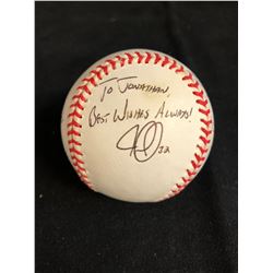 MULTI SIGNED TORONTO BLUE JAYS  RAWLINGS  BASEBALL [JOHN OLERUD  ....