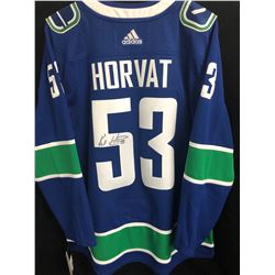 BO HORVAT SIGNED ADIZERO CANUCKS HOME JERSEY