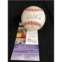 Charlie Culberson Signed Rawlings Minor League Practice Ball (JSA COA)