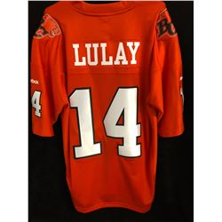 TRAVIS LULAY BC LIONS FOOTBALL JERSEY