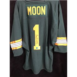WARREN MOON SIGNED ESKIMOS FOOTBALL JERSEY (AJ SPORTS COA)