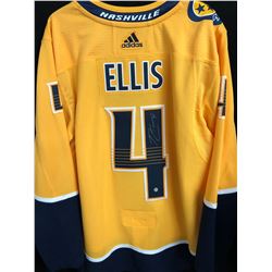 RYAN ELLIS SIGNED PREDATORS JERSEY W/ COA