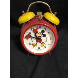 VINTAGE MICKEY MOUSE ALARM CLOCK