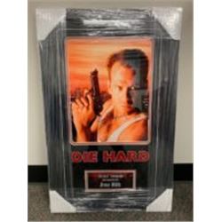Die Hard Bruce Willis Certified signed