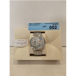 STORM SATURN SILVER WATCH