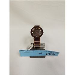 MAROON CERAMIC BERING WATCH