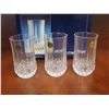Image 2 : SET OF 6 NEW CRYSTAL TUMBLERS