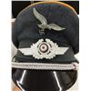 Image 2 : LUFTWAFFE PEAKED CAP W/ ORIGINAL INSIGNIA