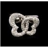 Image 2 : 0.75 ctw Diamond Ring - 14KT White Gold