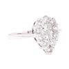 Image 1 : 0.93 ctw Diamond Ring - 14KT White Gold