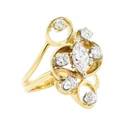 1.51 ctw Diamond Ring - 14KT Yellow Gold