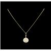 Image 1 : 1.25 ctw Diamond Necklace - 14KT Yellow Gold
