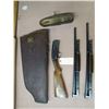 Image 2 : g108... Winchester Model 12 pump-action 20 gauge with two barrels full and cyl choke and leather Sca