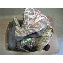 Lot 2 Hip Waders - Sz 10 & 15S