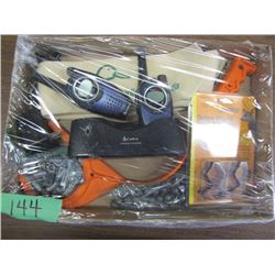 Box w/Scope Mounts, Radios, Lead, Misc.