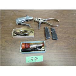 RCBS Hand Priming Tool, Ideal .38 Special Leader, Browning 9mm Grips, etc.