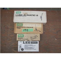 Lube-A-Matic 2, Priming Tool, Case Trimmer, Powder Measure