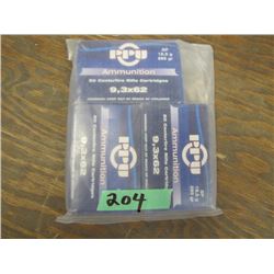 Lot 3 Boxes 9.3x62 Ammo (60 Rounds)