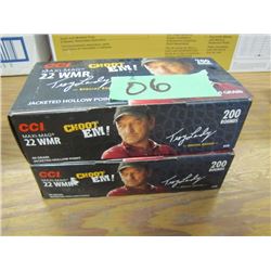 Lot 400 Rounds CCI 22 WMR