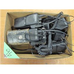Box w/3 Motorola Radios & Charger