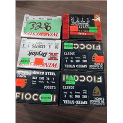 Lot 6 Box 20GA Ammo