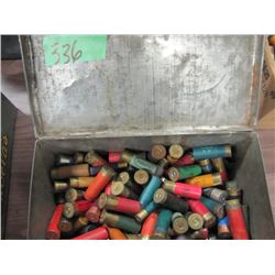 Metal Box w/Various Shot Gun Ammo