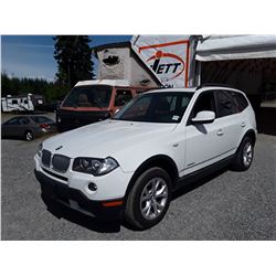I1 --  2010 BMW X3 , White , 163530  KM's
