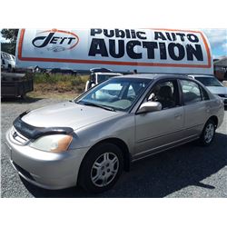M5 --  2001 HONDA CIVIC LX , Brown , 211413  KM's