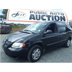 K5 --  2007 DODGE CARAVAN SE , Black , 287730  KM's