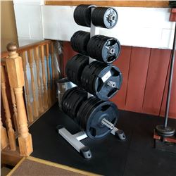 PLATE RACK WITH PLATES