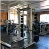 Image 1 : SMITH BENCH PRESS/SQUAT MACHINE, COMES WITH PLATES