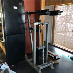 STANDING CALF MACHINE WITH ASSORTED ANGLE BLOCKS