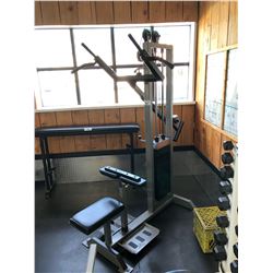 CLOSE GRIP/WIDE GRIP PULL DOWN MACHINE