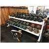 Image 1 : HEAVY DUMBBELL SET WITH RACK