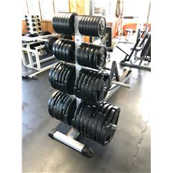 PLATE RACK WITH PLATES