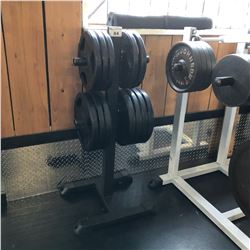 PLATE RACK WITH PLATES