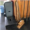 Image 1 : LOT OF BLOCKS, BOX, AND POLES