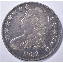 1831 BUST HALF DOLLAR, AU
