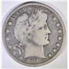 Image 1 : 1901-O BARBER HALF DOLLAR  CHOICE FINE