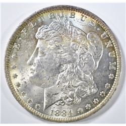 1884-O MORGAN DOLLAR CH BU COLOR