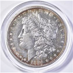1884-S MORGAN DOLLAR, AU/BU